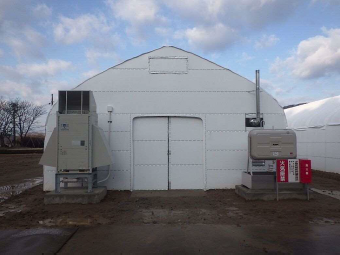 しいたけ発生ハウス新設工事写真2